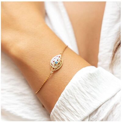 cai Armband 925/- Sterling Silber vergoldet Topas Gold Einheitsgröße cai Armband 925/- Sterling Silber vergoldet Topas Gold Einheitsgröße