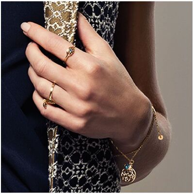 cai Armband 925/- Sterling Silber vergoldet Topas Gold Einheitsgröße cai Armband 925/- Sterling Silber vergoldet Topas Gold Einheitsgröße