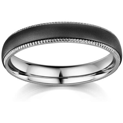 Zeeme Stainless Steel Ring Edelstahl matt/glanz Mehrfarben U Zeeme Stainless Steel Ring Edelstahl matt/glanz Mehrfarben U