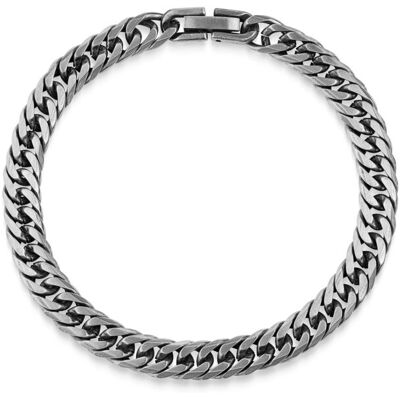 Zeeme Stainless Steel Armband Edelstahl schwarz Silber Einheitsgröße Zeeme Stainless Steel Armband Edelstahl schwarz Silber Einheitsgröße