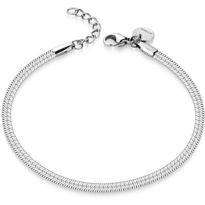 Zeeme Stainless Steel Armband Stahl glanz 18 + 2 cm Silber Einheitsgröße Zeeme Stainless Steel Armband Stahl glanz 18 + 2 cm Silber Einheitsgröße