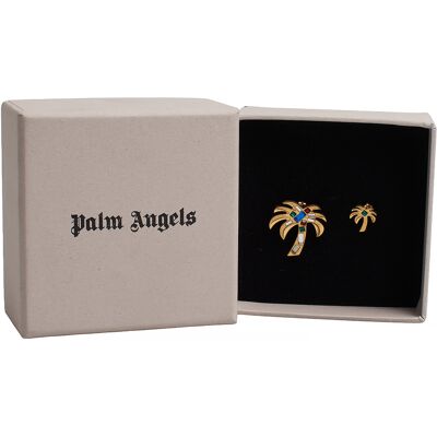 Palm Angels Damenohrringe mit Palmenbaumdesign und Steinen PWOD026R24MAT0017684 Gold Einheitsgröße Palm Angels Damenohrringe mit Palmenbaumdesign und Steinen PWOD026R24MAT0017684 Gold Einheitsgröße