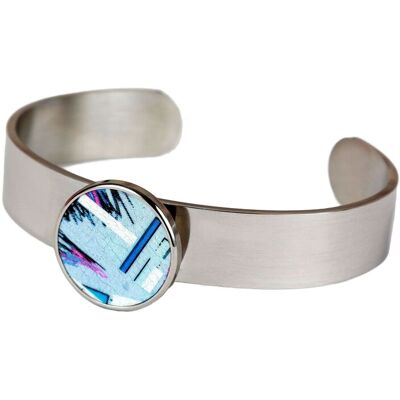 DeMarie Armreif Edelstahl mit Silber-/Goldeinlage Mehrfarben Einheitsgröße DeMarie Armreif Edelstahl mit Silber-/Goldeinlage Mehrfarben Einheitsgröße