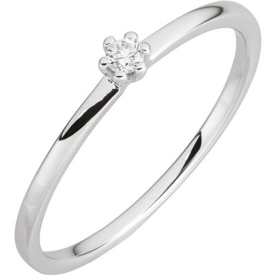 Orolino Ring Gold 585 mit Brillant 0,05ct. Silber R 1/2 Orolino Ring Gold 585 mit Brillant 0,05ct. Silber R 1/2