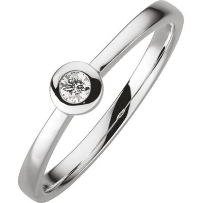 Orolino Ring Gold 585 mit Brillant 0,07ct. Silber NICHT Orolino Ring Gold 585 mit Brillant 0,07ct. Silber NICHT
