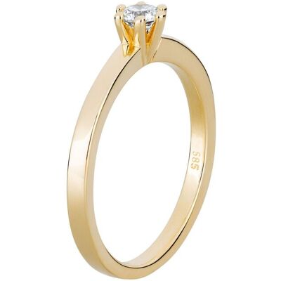 Orolino Ring Gold 585 mit natürlichem Brillant 0,25 ct. Gold Q Orolino Ring Gold 585 mit natürlichem Brillant 0,25 ct. Gold Q