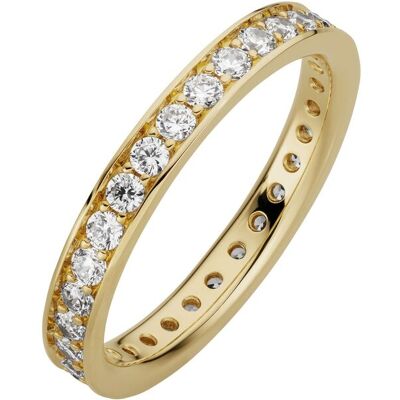 Orolino Ring 333/- Gelbgold glanz synth. Zirkonia Gold O 1/2 Orolino Ring 333/- Gelbgold glanz synth. Zirkonia Gold O 1/2