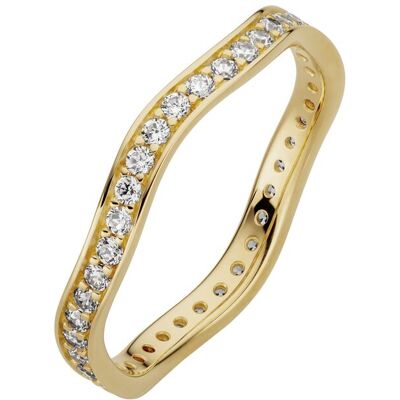 Orolino Ring 333/- Gelbgold glanz synth. Zirkonia Gold NICHT Orolino Ring 333/- Gelbgold glanz synth. Zirkonia Gold NICHT