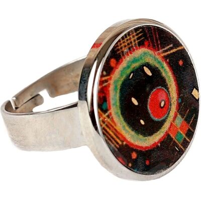 DeMarie Ring Edelstahl mit Silber-/Goldeinlage Mehrfarben Einheitsgröße DeMarie Ring Edelstahl mit Silber-/Goldeinlage Mehrfarben Einheitsgröße