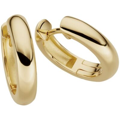 Orolino Ohrringe Gold 585 hochglanzpoliert 3,3mm breit, 15,5mm Durchmesser Gold Einheitsgröße Orolino Ohrringe Gold 585 hochglanzpoliert 3,3mm breit, 15,5mm Durchmesser Gold Einheitsgröße