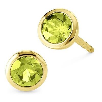 Orolino Ohrringe Gold 585 mit 2x Peridot rund Gold Einheitsgröße Orolino Ohrringe Gold 585 mit 2x Peridot rund Gold Einheitsgröße