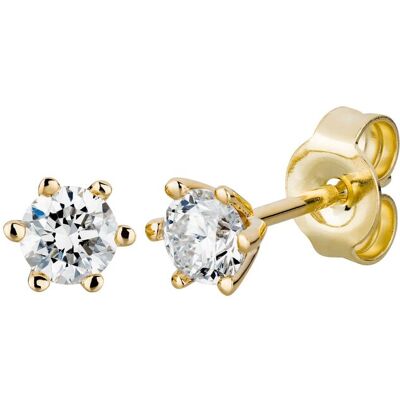 Orolino Ohrringe Gold 585 mit 2x Brillant zus. 0,50 ct. Gold Einheitsgröße Orolino Ohrringe Gold 585 mit 2x Brillant zus. 0,50 ct. Gold Einheitsgröße