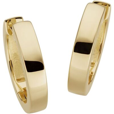 Orolino Ohrringe Gold 585 hochglanzpoliert 3,1mm breit, 15,2mm Durchmesser Gold Einheitsgröße Orolino Ohrringe Gold 585 hochglanzpoliert 3,1mm breit, 15,2mm Durchmesser Gold Einheitsgröße