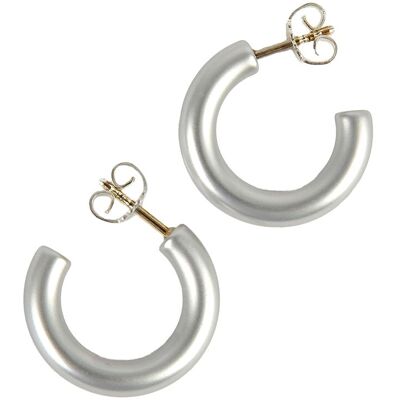 DeMarie Ohrringe eloxiertes Aluminium silberfarben Silber Einheitsgröße DeMarie Ohrringe eloxiertes Aluminium silberfarben Silber Einheitsgröße