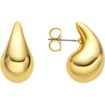 Luxenter Ohrringe mit 18 Karat Goldauflage - Iswind Gold Einheitsgröße Luxenter Ohrringe mit 18 Karat Goldauflage - Iswind Gold Einheitsgröße