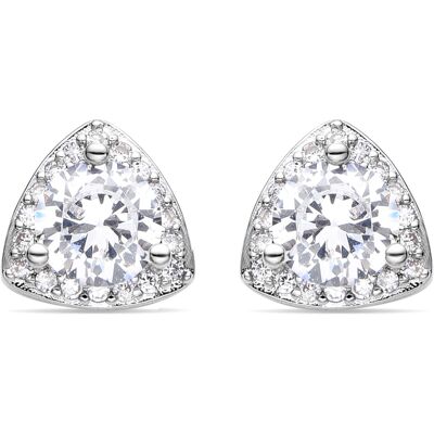 Luxenter rhodinierter Brillant-Zirkonia-Ohrring - Imli Silber Einheitsgröße Luxenter rhodinierter Brillant-Zirkonia-Ohrring - Imli Silber Einheitsgröße