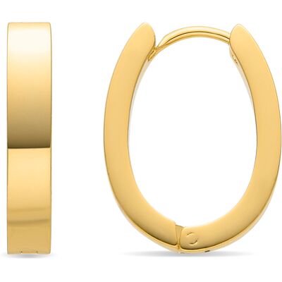 Luxenter Ohrringe mit 18 Karat Goldauflage - Firax Gold Einheitsgröße Luxenter Ohrringe mit 18 Karat Goldauflage - Firax Gold Einheitsgröße