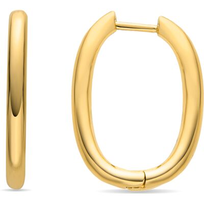 Luxenter Ohrringe mit 18 Karat Goldauflage - Madya Gold Einheitsgröße Luxenter Ohrringe mit 18 Karat Goldauflage - Madya Gold Einheitsgröße