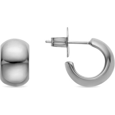 Luxenter-Ohrringe mit - silberner Oberfläche - Metha Silber Einheitsgröße Luxenter-Ohrringe mit - silberner Oberfläche - Metha Silber Einheitsgröße