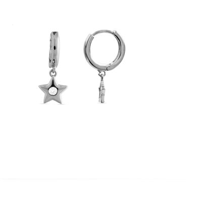 Luxenter rhodinierte Brillant-Zirkonia-Ohrringe - Lihus Silber Einheitsgröße Luxenter rhodinierte Brillant-Zirkonia-Ohrringe - Lihus Silber Einheitsgröße