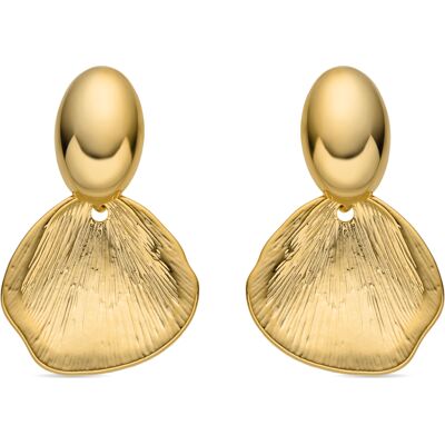 Luxenter Ohrringe mit 18k Gold-Finish - Ondex Gold Einheitsgröße Luxenter Ohrringe mit 18k Gold-Finish - Ondex Gold Einheitsgröße