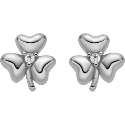 Luxenter Ohrringe mit glänzenden Zirkonia in silberner Ausführung - Furne Silber Einheitsgröße Luxenter Ohrringe mit glänzenden Zirkonia in silberner Ausführung - Furne Silber Einheitsgröße