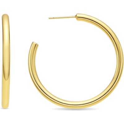 Luxenter Ohrringe mit 18k Gold-Finish - Polur Gold Einheitsgröße Luxenter Ohrringe mit 18k Gold-Finish - Polur Gold Einheitsgröße