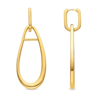 Luxenter-Ohrringe aus 18k Gelbgold - Salsah Gold Einheitsgröße Luxenter-Ohrringe aus 18k Gelbgold - Salsah Gold Einheitsgröße