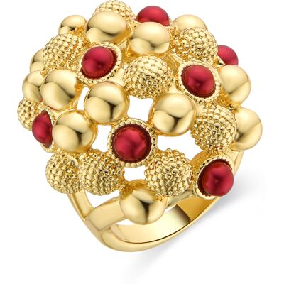 Luxenter Ring aus 18k Gelbgold - Xiglor Rot P 1/2 Luxenter Ring aus 18k Gelbgold - Xiglor Rot P 1/2