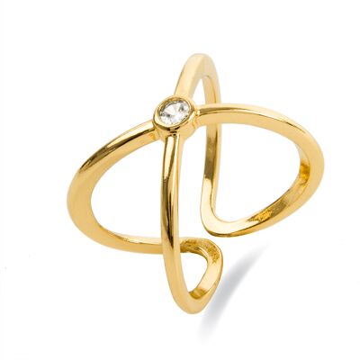 Luxenter Ring in 18K Goldausführung - Rai Gold Einheitsgröße Luxenter Ring in 18K Goldausführung - Rai Gold Einheitsgröße