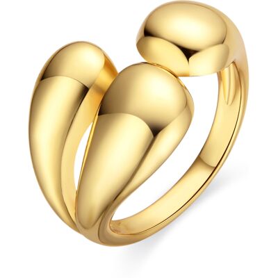 Luxenter Ring mit 18-karätiger Vergoldung - Ruven Gold Einheitsgröße Luxenter Ring mit 18-karätiger Vergoldung - Ruven Gold Einheitsgröße