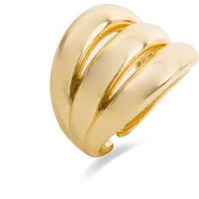 Luxenter Ring in 18K Goldausführung - Ulayu Gold Einheitsgröße Luxenter Ring in 18K Goldausführung - Ulayu Gold Einheitsgröße