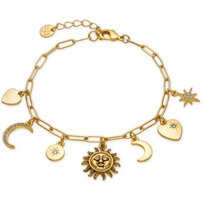 Luxenter Armband mit 18k Gold-Finish - Nafir Gold Einheitsgröße Luxenter Armband mit 18k Gold-Finish - Nafir Gold Einheitsgröße