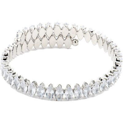 Luxenter-Armband mit glänzendem Zirkonia in silberner Ausführung - Comega Silber Einheitsgröße Luxenter-Armband mit glänzendem Zirkonia in silberner Ausführung - Comega Silber Einheitsgröße