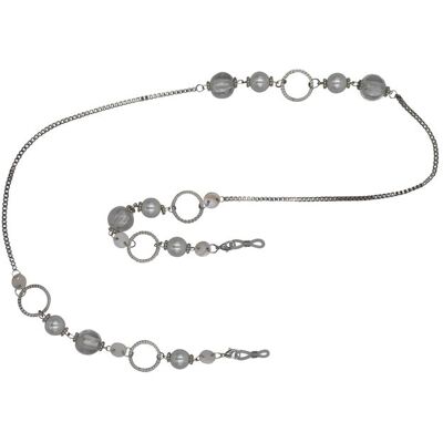 Steuer Modeschmuck Kette Brillenkette Silber Einheitsgröße Steuer Modeschmuck Kette Brillenkette Silber Einheitsgröße