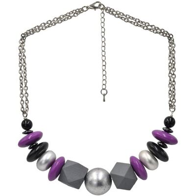 Steuer Modeschmuck Collier aus verschiedenen Materialien und Hämatit Mehrfarben Einheitsgröße Steuer Modeschmuck Collier aus verschiedenen Materialien und Hämatit Mehrfarben Einheitsgröße
