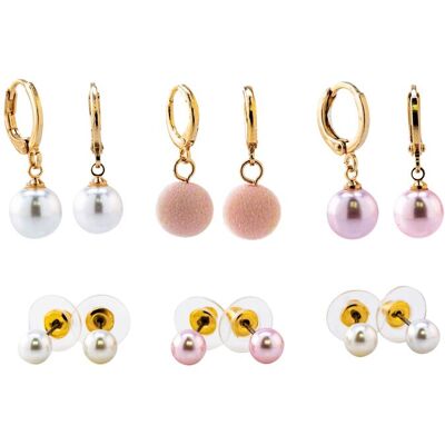 Steuer Modeschmuck Ohrstecker-Set Ohrstecker-Set Gold Einheitsgröße Steuer Modeschmuck Ohrstecker-Set Ohrstecker-Set Gold Einheitsgröße