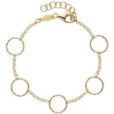 DerKettenmacher Der Kettenmacher Fantasy Armband 925/- Sterling Silber vergoldet 19,5 cm Gold Einheitsgröße DerKettenmacher Der Kettenmacher Fantasy Armband 925/- Sterling Silber vergoldet 19,5 cm Gold Einheitsgröße