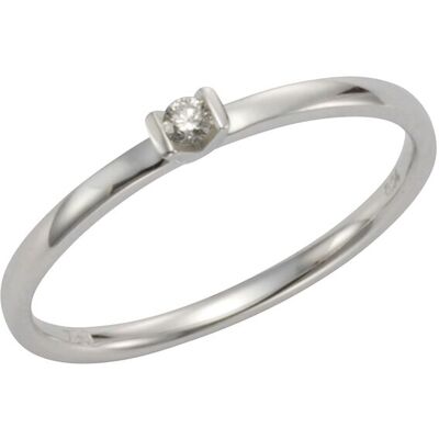 Orolino Ring 585 Gold mit Brillant 0,04ct. Silber R 1/2 Orolino Ring 585 Gold mit Brillant 0,04ct. Silber R 1/2