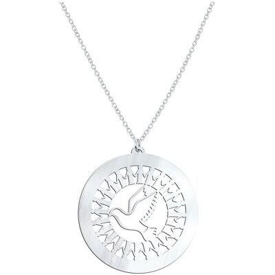Beka & Bell BEKA&BELL Anhänger mit Kette 925-Sterling Silber Glänzend 42/45cm Silber Einheitsgröße Beka & Bell BEKA&BELL Anhänger mit Kette 925-Sterling Silber Glänzend 42/45cm Silber Einheitsgröße