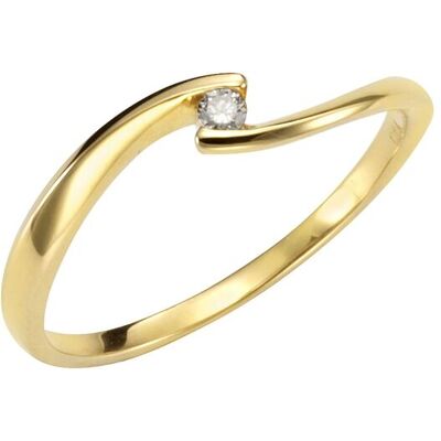 Orolino Ring Gold 585 mit Brillant 0,04ct. Gold Q Orolino Ring Gold 585 mit Brillant 0,04ct. Gold Q