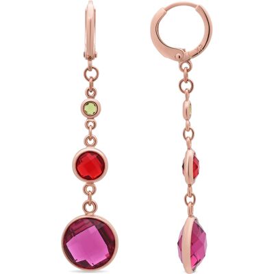 Luxenter Ohrringe aus Metalllegierung und mehrfarbigem Zirkonia, gefertigt in 18-karat-Roségold – Huis Mehrfarben Einheitsgröße Luxenter Ohrringe aus Metalllegierung und mehrfarbigem Zirkonia, gefertigt in 18-karat-Roségold – Huis Mehrfarben Einheitsgröße