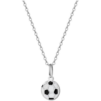 Zeeme for Kids Anhänger mit Kette 925/- Sterling Silber rhodiniert Fußball Mehrfarben Einheitsgröße Zeeme for Kids Anhänger mit Kette 925/- Sterling Silber rhodiniert Fußball Mehrfarben Einheitsgröße