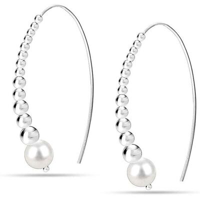 Bibei Meerjungfrau Ohrringe für Damen, vergoldet, Sterlingsilber 925 BIPE044 Silber Einheitsgröße Bibei Meerjungfrau Ohrringe für Damen, vergoldet, Sterlingsilber 925 BIPE044 Silber Einheitsgröße
