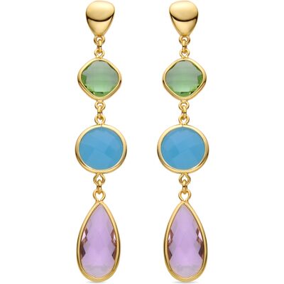 Luxenter-Ohrringe aus 18k Gelbgold - Donnty Mehrfarben Einheitsgröße Luxenter-Ohrringe aus 18k Gelbgold - Donnty Mehrfarben Einheitsgröße