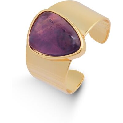 Luxenter sheak natürlicher amethyst ring Lila Einheitsgröße Luxenter sheak natürlicher amethyst ring Lila Einheitsgröße
