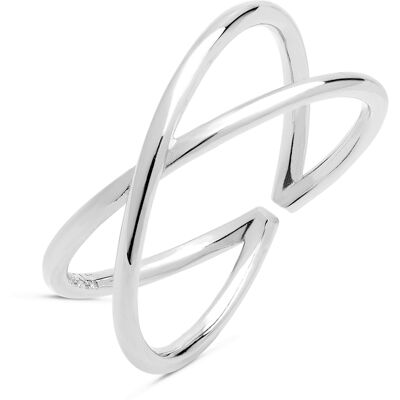 Luxenter Danhew Ring aus Sterlingsilber Silber Einheitsgröße Luxenter Danhew Ring aus Sterlingsilber Silber Einheitsgröße