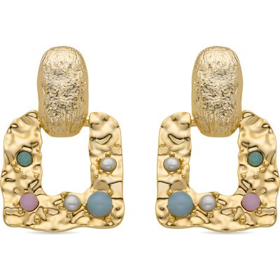Luxenter-Ohrringe aus 18k Gelbgold - Paile Mehrfarben Einheitsgröße Luxenter-Ohrringe aus 18k Gelbgold - Paile Mehrfarben Einheitsgröße