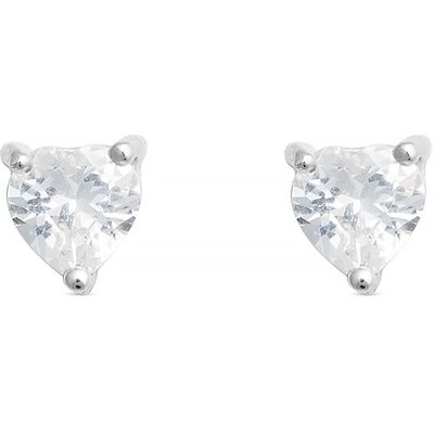 Luxenter, eqoyi Ohrringe aus 925er Sterlingsilber und rhodiniertem, glänzendem Zirkoniumdioxid Weiß Einheitsgröße Luxenter, eqoyi Ohrringe aus 925er Sterlingsilber und rhodiniertem, glänzendem Zirkoniumdioxid Weiß Einheitsgröße