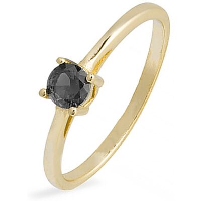 Luxenter Otieno 925 Sterling Silber Ring Schwarz Einheitsgröße Luxenter Otieno 925 Sterling Silber Ring Schwarz Einheitsgröße